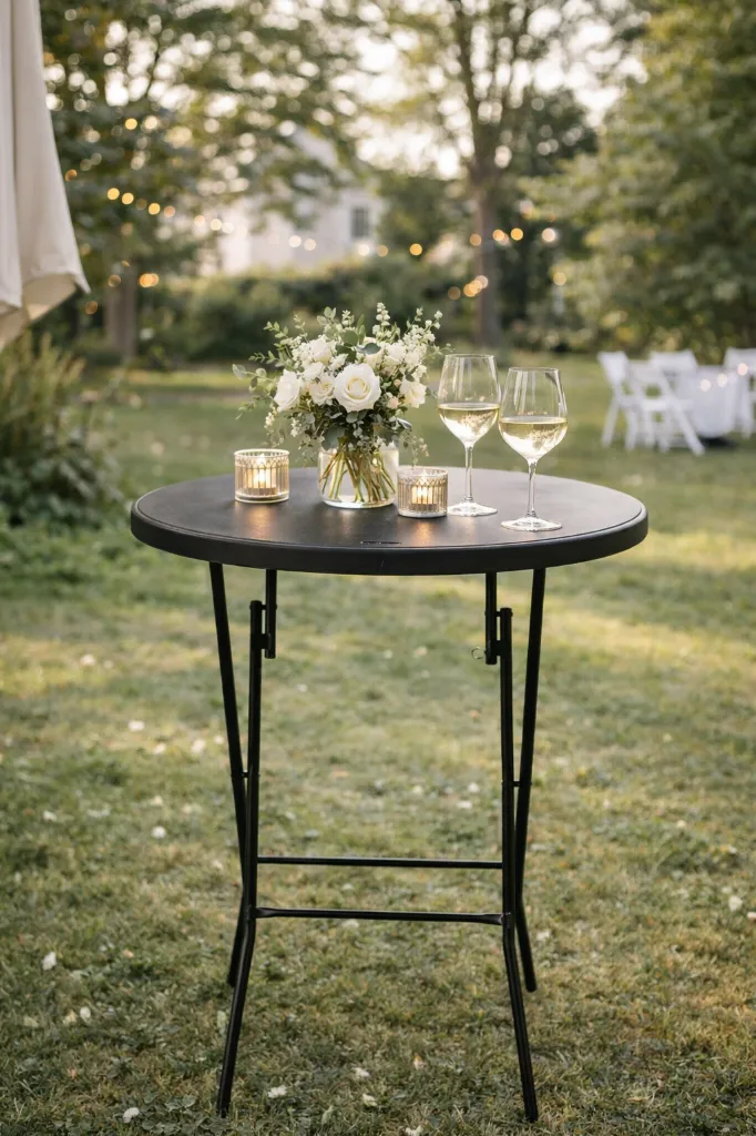 Mange debout  pliable plastique noir