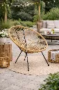 Fauteuil Acapulco rotin