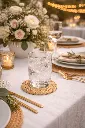 dessous de verre rotin