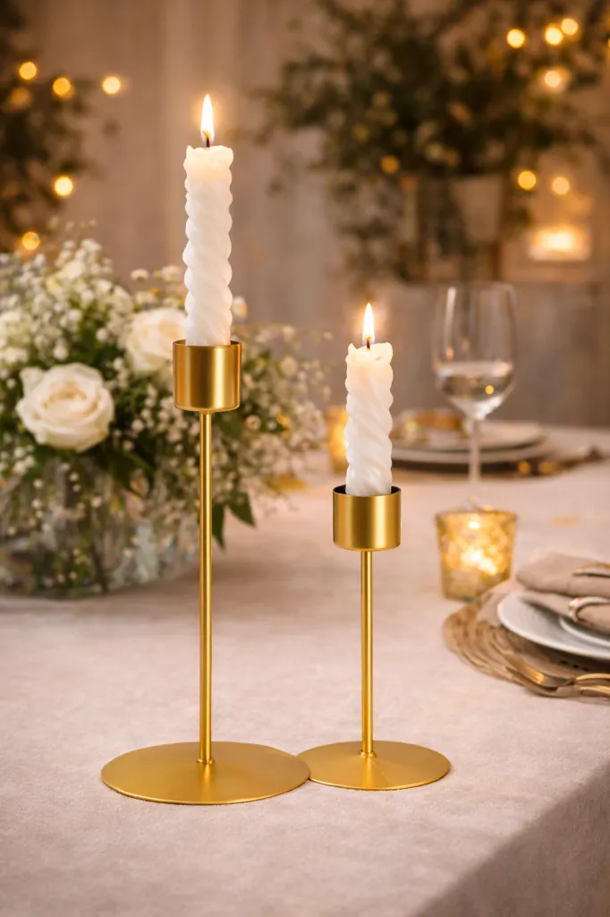 Bougeoir doré
