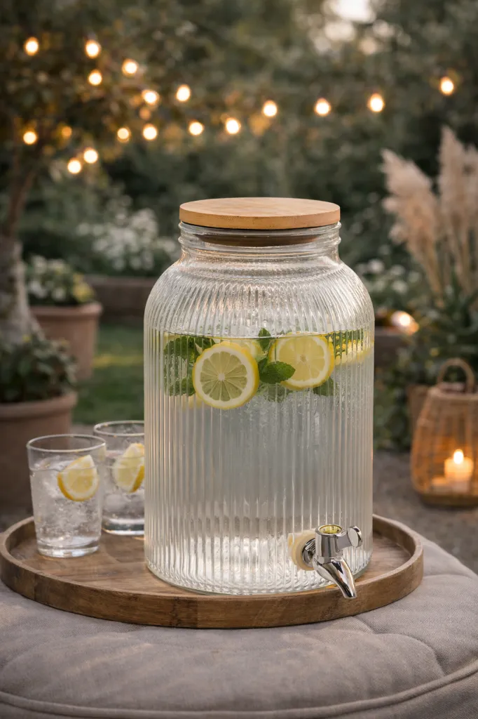 Jar à boisson bamboo