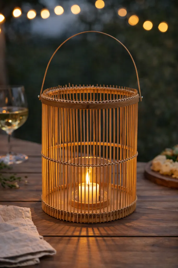 Lanterne bamboo