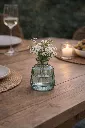 Vase de table vert d'eau