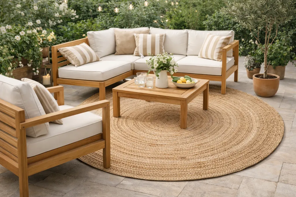 tapis en jute