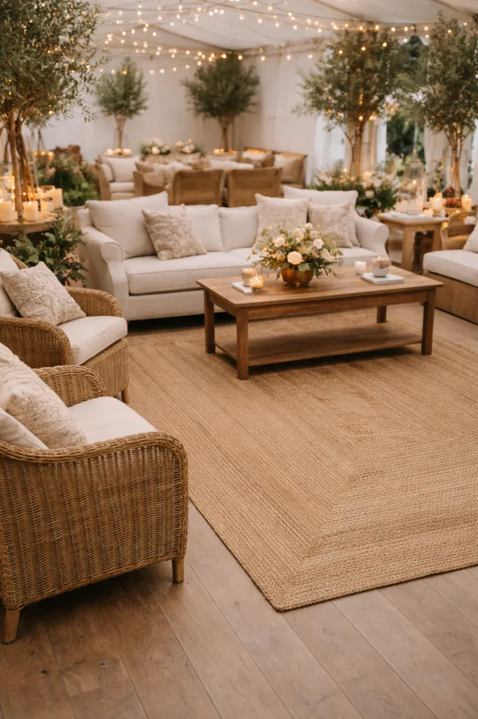 tapis en jute rectangle