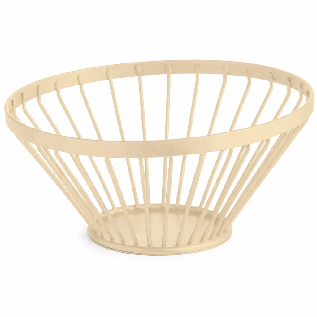 Corbeille à Pain - Métal Ecru