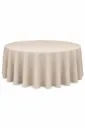 Nappe Ronde Maxi - Effet Lin Naturel