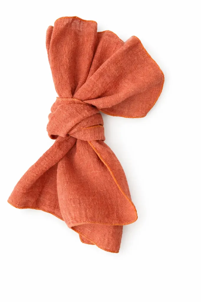 Serviette de Table Gaze - Terracotta