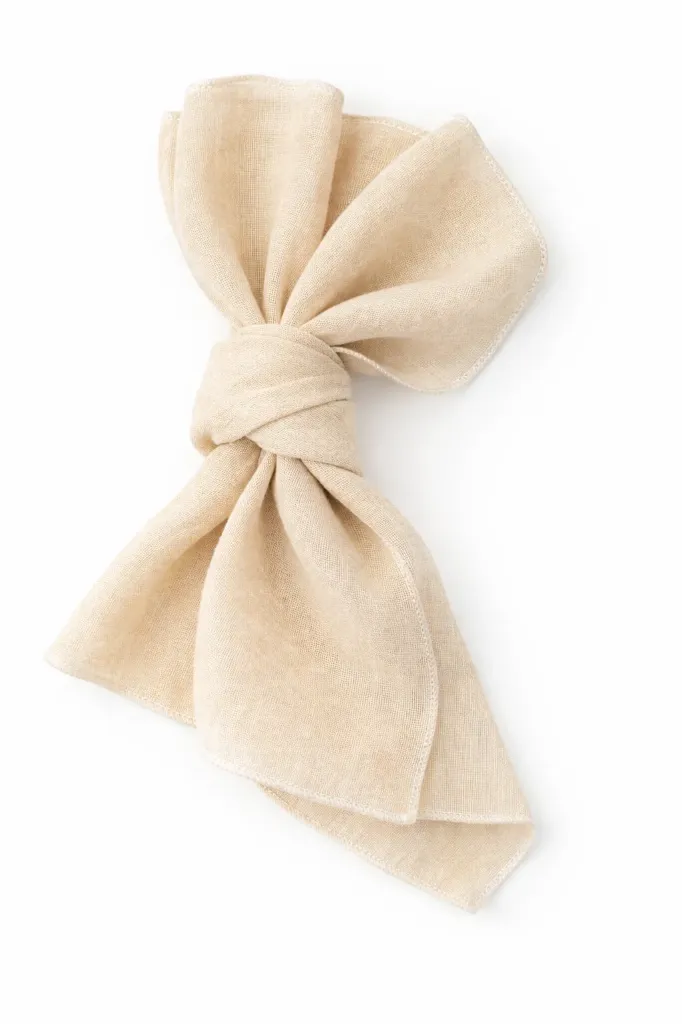 Serviette de table Gaze - Champagne