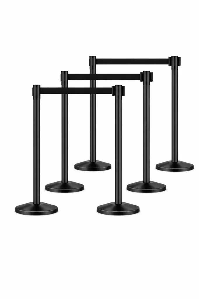 Poteaux de Foules - Noir