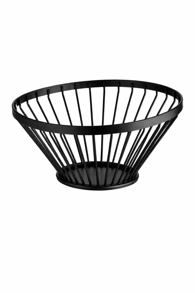 [ONYX] Corbeille à Pain acier - Noir