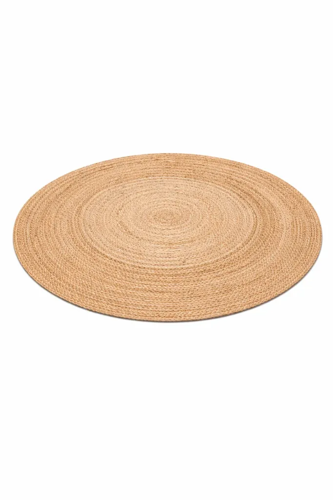 Tapis en jute rond