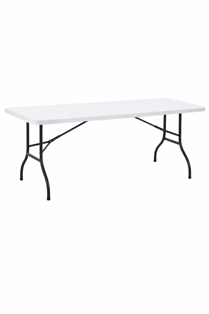 Table en plastique rectangulaire 8 personnes