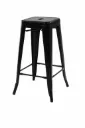 Tabouret haut noir metal